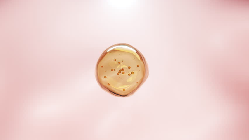 3D cosmetic animation showing serum impact on soft skin structure. Perfect for anti-aging, glow, and moisture-rich product concepts.