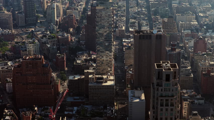 Aerial view of New York City