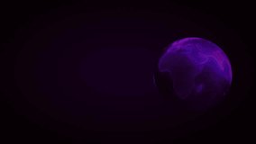 Digital Earth showing a glowing view of North America with illuminated city lights and bright purple neon edges representing connectivity and urban presence - Powered by Shutterstock - Get 15% off with code: PIKWIZARD15