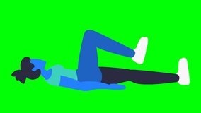 Animated Air Bike Exercise Cardio Workout Fitness Green Screen Video - Powered by Shutterstock - Get 15% off with code: PIKWIZARD15