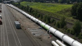 Hyperloop concept, vacuum train, pneumatic tube technology, high speed futuristic transport, research, development, test facilities. - Powered by Shutterstock - Get 15% off with code: PIKWIZARD15