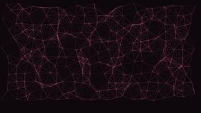 Digital organism with pink neon core pulses rhythmically while emitting branching neural connections that seek and form networks in dark digital space. - Powered by Shutterstock - Get 15% off with code: PIKWIZARD15