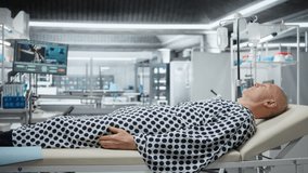 Doctors team in hazmat suits examining patient with infection symptoms in a secure laboratory, medical testing and diagnostics to prevent disease spread and support global healthcare. Camera A. - Powered by Shutterstock - Get 15% off with code: PIKWIZARD15