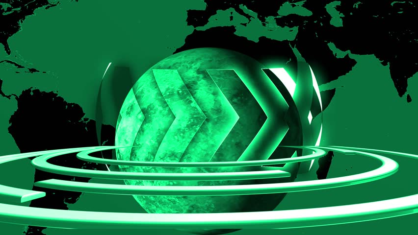 Animation of a Breaking News intro with global earth template