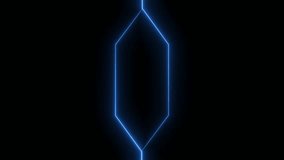 HUD template. Frame HUD element. Glowing colored neon frame with moving lines on a transparent alpha channel background in a seamless loop,4k video. - Powered by Shutterstock - Get 15% off with code: PIKWIZARD15