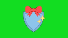 Cybersecurity shield animation wrapped with a festive bow and sparkle. Great for illustrating digital safety, holiday tech campaigns, and secure online gift transactions. - Powered by Shutterstock - Get 15% off with code: PIKWIZARD15