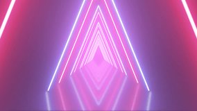 glowing neon tunnel in blue and magenta on reflecting floor, Abstract background, seamless loop, neon loop tunnel animation, 4k video	 - Powered by Shutterstock - Get 15% off with code: PIKWIZARD15