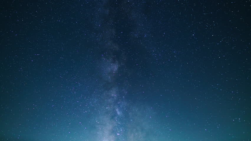 Milky Way Galaxy in South Sky 24mm Over Joshua Tree National Park Astrophotography Time Lapse California USA