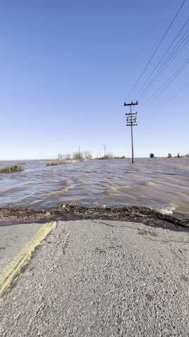 Streets Flooded with Water -
