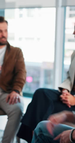 Therapy, counseling and friends hug for support group, empathy or solidarity. Help, psychology and people with safety circle for trauma healing, gratitude or thank you in rehabilitation center