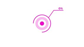 Infographic circle showing 35 percent progress animation isolated on black background - Powered by Shutterstock - Get 15% off with code: PIKWIZARD15