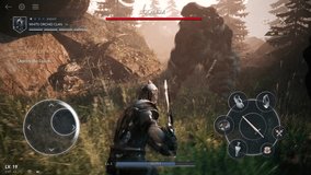 Mobile Game Mockup Animation. Fantasy Knight Defeating Guards To Complete Quest. Phone Game Interface Mockup Animation. Warrior Loses Boss Battle Mockup Animation. RPG Video Game. Magic - Powered by Shutterstock - Get 15% off with code: PIKWIZARD15