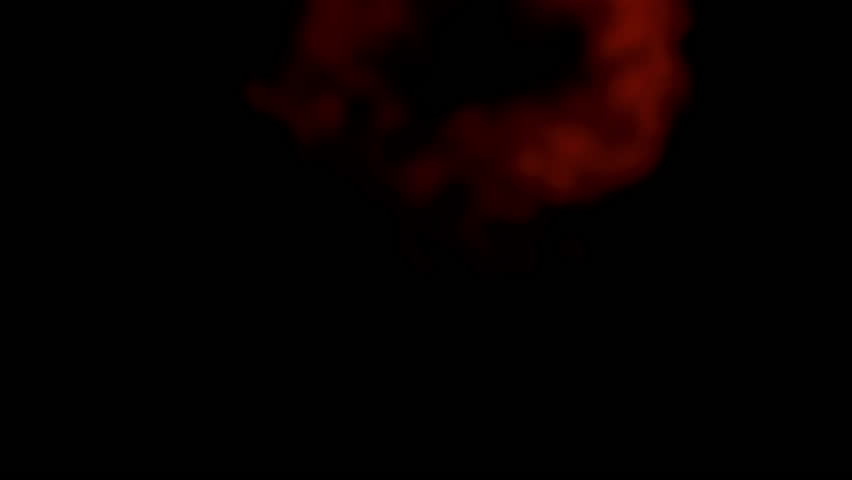 Tongues of bright fire on a black background. Filmed on a high-speed camera at 1000 fps. High quality FullHD footage
