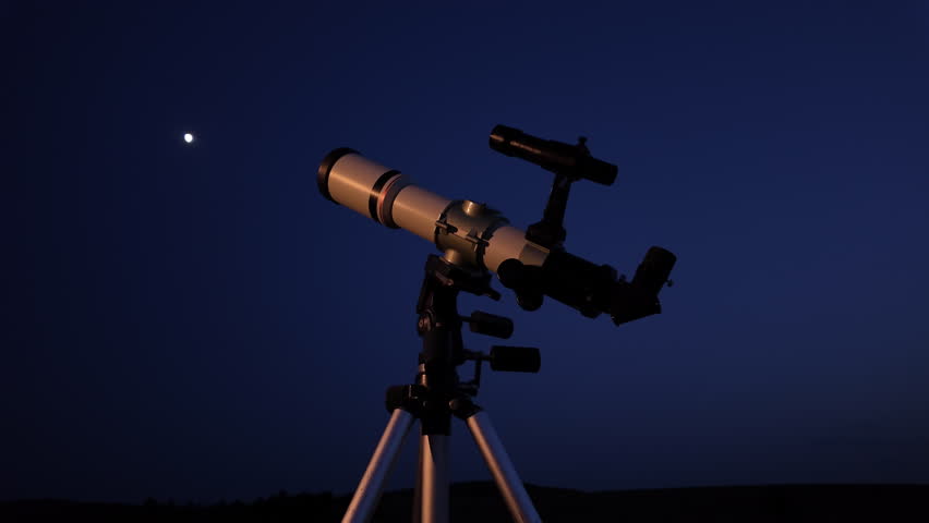 Astronomical telescope for observing stars, planets, Moon and other celestial objects.
