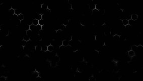 Black hexagonal patterned background with starting soon text. Perfect for livestreams, event promos, countdowns, or video transitions. 4K - Powered by Shutterstock - Get 15% off with code: PIKWIZARD15