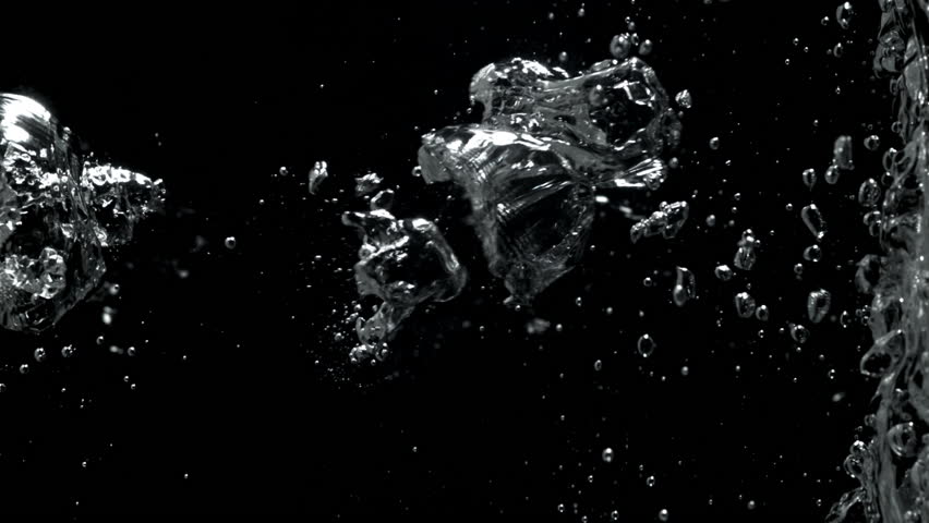 Air bubbles under water. Filmed on a high-speed camera at 1000 fps. High quality FullHD footage