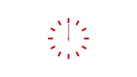 Analog Clock icon animation, 24 hours arrow fast rotated 4k animation.... - Powered by Shutterstock - Get 15% off with code: PIKWIZARD15