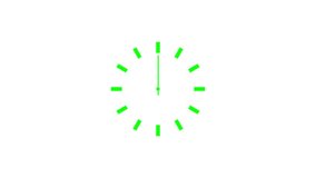 Analog Clock icon animation, 24 hours arrow fast rotated 4k animation.... - Powered by Shutterstock - Get 15% off with code: PIKWIZARD15