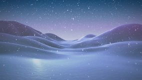 Snowfall initiating text fade, forming Merry Christmas on snowy hills, flares illuminating greeting. Winter, holiday, celebration, festive, illumination, tranquility, snowfall - Powered by Shutterstock - Get 15% off with code: PIKWIZARD15