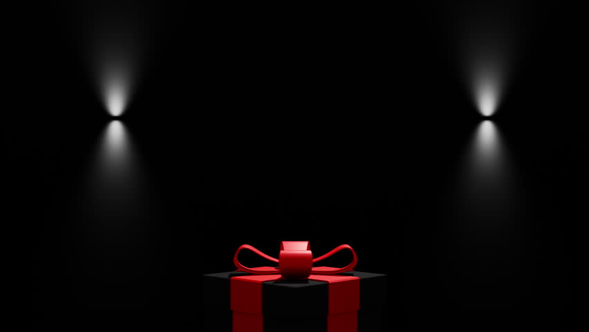 Black Friday gifts box with copy space 