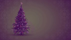 Glowing orbs appearing at right, circling, scaling text, presenting Season's Greetings with tree. Festive, holiday, illumination, celebration, decor, elegance, tranquility - Powered by Shutterstock - Get 15% off with code: PIKWIZARD15