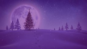 Snowflakes falling stars drifting into frame, letters revealing Happy Christmas and Merry Christmas. Winter, holiday, celebration, festive, enchanting, magical, illumination - Powered by Shutterstock - Get 15% off with code: PIKWIZARD15