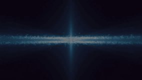 Red lens flare rising, projecting horizontal beam, particles streaming fading visualizing energy. Abstract, cosmic, futuristic, luminous, digital art, energy, radiation - Powered by Shutterstock - Get 15% off with code: PIKWIZARD15