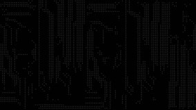 Abstract Digital Glitch Pattern with Blue Green Light Particles on Dark Circuit Board Background Futuristic Technology Concept - Powered by Shutterstock - Get 15% off with code: PIKWIZARD15