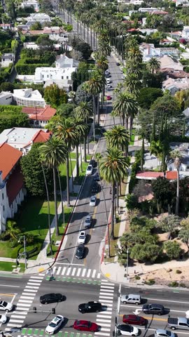Beverly Hills At Los Angeles In California United States. Famous Luxury Neighborhood. Movie Stars District. Beverly Hills At Los Angeles In California United States.