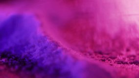 After powder mound settling snowflake shapes appearing and drifting creating snowfall effect. Abstract, fantasy, serene, ethereal, movement, texture, gradient - Powered by Shutterstock - Get 15% off with code: PIKWIZARD15