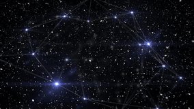 Blue-white nodes forming then pulsing before central node flaring causing lines fading. Futuristic, digital, abstract, technology, luminescent, connectivity, sci-fi - Powered by Shutterstock - Get 15% off with code: PIKWIZARD15