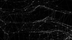 After 3 seconds network pulsing on black letters appearing sliding to center showcasing Up Level. Digital, futuristic, abstract, innovation, technology, connectivity, motion - Powered by Shutterstock - Get 15% off with code: PIKWIZARD15