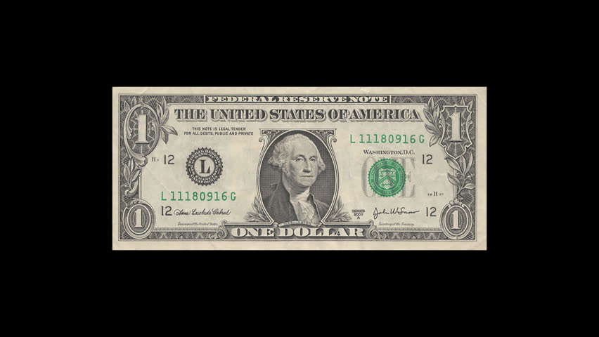 Exploding US dollar bill.