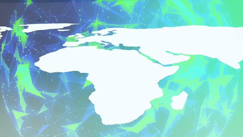 Map opening, phone icon fading over Africa, clock rotating, icons spreading real time connectivity. Global, connectivity, digital, technology, communication, network, innovation - Powered by Shutterstock - Get 15% off with code: PIKWIZARD15