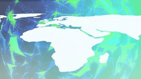 Map opening, phone icon fading over Africa, clock rotating, icons spreading real time connectivity. Global, connectivity, digital, technology, communication, network, innovation - Powered by Shutterstock - Get 15% off with code: PIKWIZARD15