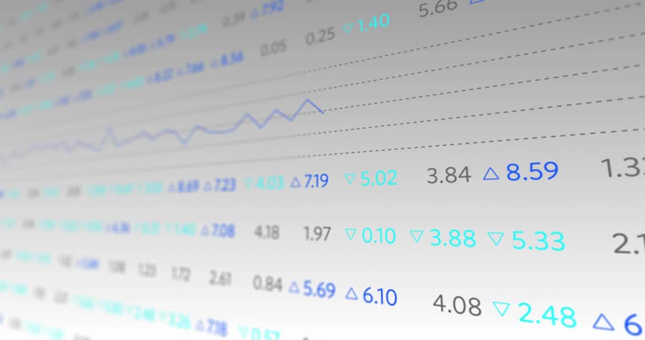 Scrolling sheet starting HUD fading in gauges animating graphs rising slider moving to show data. Analytics, data visualization, dashboard, financial, technology, digital interface, infographics