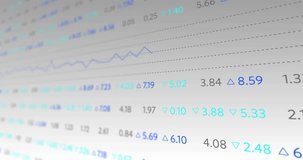 Scrolling sheet starting HUD fading in gauges animating graphs rising slider moving to show data. Analytics, data visualization, dashboard, financial, technology, digital interface, infographics - Powered by Shutterstock - Get 15% off with code: PIKWIZARD15