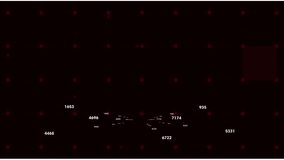 Opening backdrop initiating red globe rotating pulsing and streaming values visualizing trends. Global, data, analytics, visualization, technology, digital, futuristic - Powered by Shutterstock - Get 15% off with code: PIKWIZARD15