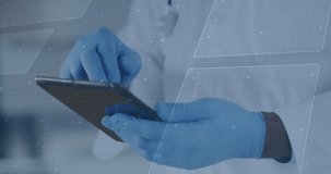 Doctor projecting HUD with tablet, tapping segments revealing bar chart assessing patient metrics. Medical technology, data visualization, holographic interface, healthcare innovation, clinical - Powered by Shutterstock - Get 15% off with code: PIKWIZARD15