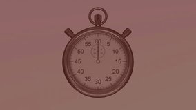 Processing Data starting stopwatch sweeping hand and loading bar filling indicating data loading. Timing, technology, digital, interface, efficiency, analytics, progress - Powered by Shutterstock - Get 15% off with code: PIKWIZARD15