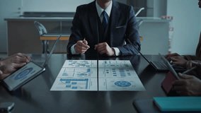 Concept image of a group of business people meeting in an office and digital technology - Powered by Shutterstock - Get 15% off with code: PIKWIZARD15