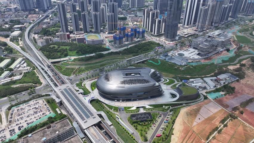 China Shenzhen Guangming Science and Technology Museum,designed by famous Architects, features digital innovation exhibits interactive installations and futuristic architecture for technology creative