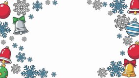 A colorful seamless pattern featuring bells, Santa hats, snowflakes, and Christmas ornaments, perfect for holiday decoration and seasonal projects. - Powered by Shutterstock - Get 15% off with code: PIKWIZARD15