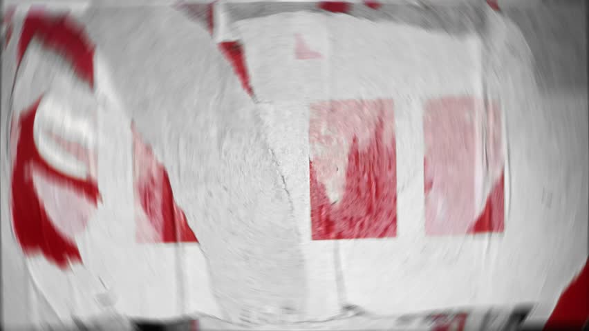 Urban street torn poster abstract animation