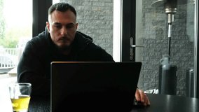 Startup founder working remotely from cozy home office with tea mug. Modern interior, focused workflow, relaxed vibe. Perfect for productivity, tech lifestyle, or remote startup footage. - Powered by Shutterstock - Get 15% off with code: PIKWIZARD15