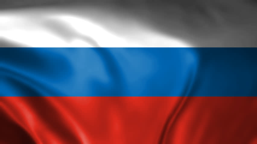 Waving Flag Russia Animation vector