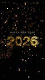Happy New Year 2026 Celebration and firework background. Isolate transparent background, SEAMLESS LOOP Alpha channel ready. - Powered by Shutterstock - Get 15% off with code: PIKWIZARD15