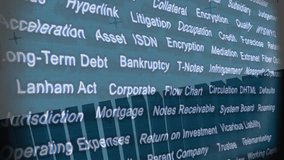 After term label pause, white line graph climbing and bars growing to depict rising financial trend. Finance, analytics, data, chart, business, digital, growth - Powered by Shutterstock - Get 15% off with code: PIKWIZARD15