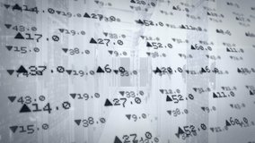 Fading in numeric overlay shifting, pulsing arrows, scrolling, visualizing server data fluctuations. Digital, analytics, technology, interface, futuristic, data, network - Powered by Shutterstock - Get 15% off with code: PIKWIZARD15