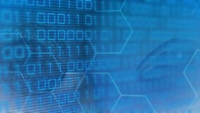 Brightening binary code initiating hex grid shifting head silhouette forming revealing digital mind. Technology, innovation, data, artificial intelligence, cybernetic, digital, futuristic - Powered by Shutterstock - Get 15% off with code: PIKWIZARD15